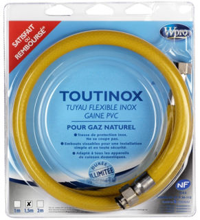 Image sur Flexible de gaz TOUTINOX gaz naturel 1,5m - TNE150