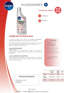 Image sur Nettoyant inox crème - 250 ml - IXC015