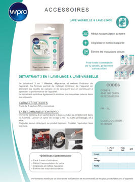 Image de Détartrant 3 en 1 - 6 sachets DES616
