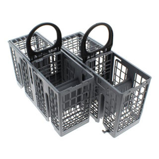 Image sur PANIER PORTE COUVERTS GRIS SCHOL