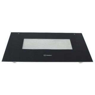 Image sur DOOR GLASS MAIN BLACK INDESIT